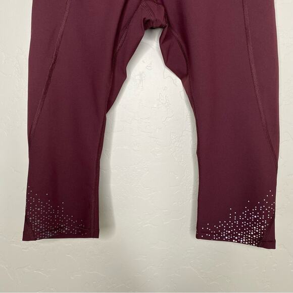 Lululemon Bordeaux Drama Tight Stuff Crop 15" 6 - Picture 3 of 10